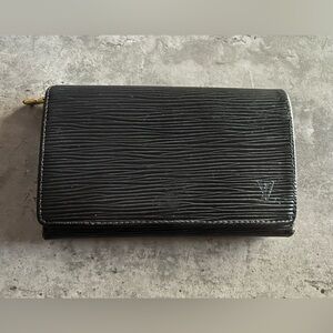 Porte Tresor Zip- Black Epi